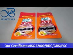 Standbodenbeutel für Entfetter