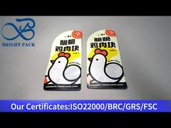 Gefriergetrocknetes Hühnchen Plastikbeutel