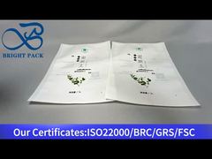 weißer Beutel für Torfboden