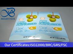 Standbeutel mit Reißverschluss für Mönchsfruchtsüßstoff