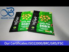 Standbeutel mit Reißverschluss für Kichererbsen-Snack