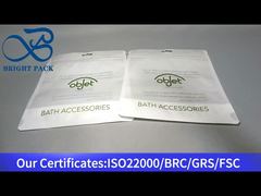 Standbeutel mit Druckverschluss für Badzubehör