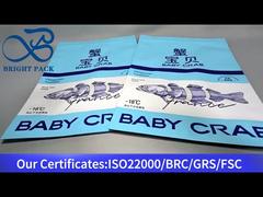 Stehverschlussbeutel für Patagonischen Seehecht