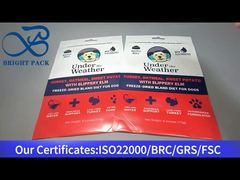 Standbeutel mit Druckverschluss für Tiernahrung