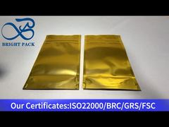 goldene individuelle kindersichere Mylar-Tasche