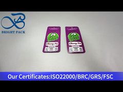 Lila kleine Kunststoff-Verbundtüte für Kirschkuchen