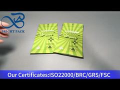 Grüner, kleiner, kindersicherer Verschlussbeutel