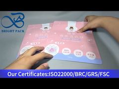 Pinker Standbeutel für Wäschepads