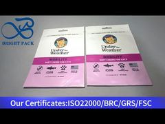 Weißer Standbeutel aus Kunststoff für die Verpackung von Tiernahrung