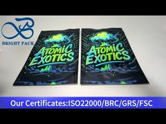 Standbeutel aus Aluminiumfolienverbundstoff mit klarem Fenster