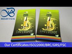 Gelbe, kleine, kindersichere Standbeutel aus Kunststoff