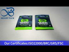 grüner, individuell gestalteter, kindersicherer Mylar-Beutel 10 g