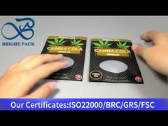 braune, kindersichere Reißverschlusstaschen mit US-Patent