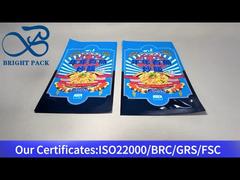 Blaue Plastik-Lebensmittelverpackungstüte für gebratenen Reis 350g