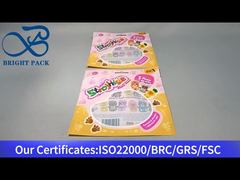 Farbiger Plastikbeutel mit klarem Fenster für Kinderspielzeug