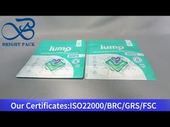 Grüne Plastik-Ziplock-Tasche für Waschkapseln