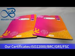 Roter flacher Boden Reißverschlussbeutel für Pulver 1kg