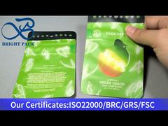 grüner kleiner kindersicherer Mylar-Tasche