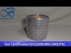 Durchsichtige Rollenfolie mit dem Buchstaben M