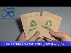 Umweltfreundliche Kraftpapier-Stand-up-Tasche