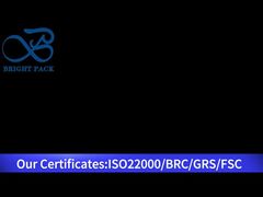 blaue, großflächige, kindersichere Tasche für Cannabisgummies