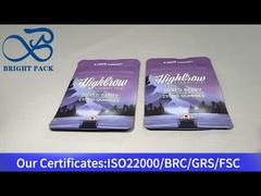 Lila kindersichere Mylar Tasche 80g