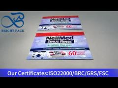 Lila wiederverschließbare Plastiktüte mit Standfunktion