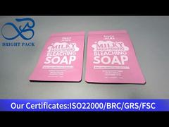 Rosa stehender Aluminium-Kunststoffbeutel für Lebensmittel 140g