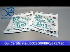 Weißer Standbodenbeutel für Wäschekapseln 420g