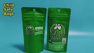 US-patentierter kindersicherer Beutelgroßhändler. USA-Konformität für Cannabis-Verpackungsanforderungen