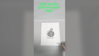 FSC-zertifizierte recycelte Pergaminpapiertüten mit hoher Transparenz und 100 % biologisch abbaubar für Kleidungsstücke