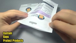 Bedruckte kundenspezifische Kunststoff-Reißverschluss-Verpackungsbeutel im Großhandel