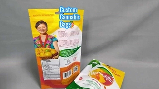 Individuell bedruckte Plastiktüten mit Reißverschluss für den Cannabis-Großhandel