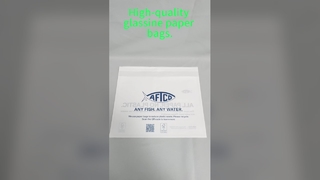 Biologisch abbaubare, individuell bedruckte Glasbeutel – umweltfreundliche, fettbeständige Verpackung
