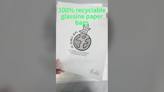 Biologisch abbaubare, transluzente Glasine-Papiertüten, individuell bedruckt für die Verpackung von Socken und Kleidung
