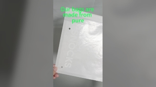 Individuell bedruckte, umweltfreundliche Pergaminwachspapiertüten mit selbstklebendem Klebestreifen für T-Shirt-Verpackungen