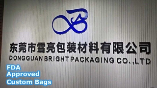 Von der FDA zugelassene Plastiktüten mit individuellem Logo im Großhandel