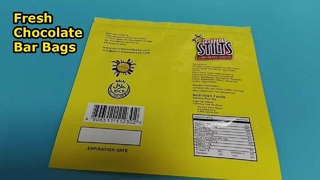 Schokoriegel-Plastikbeutel, 500 g, lebensmittelechte Großpackung für Süßwarenmarken