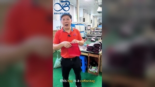 Kunststoff-Kaffeebeutel mit Ventil, luftdichte Aufbewahrung von gerösteten Kaffeebohnen