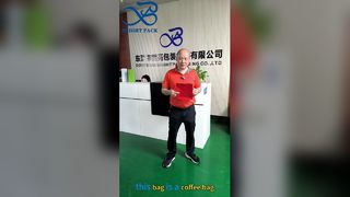 Selbstverschließender Kaffeebeutel mit Reißverschluss zum Aufstellen einer Premium-Kaffeemarkenverpackung