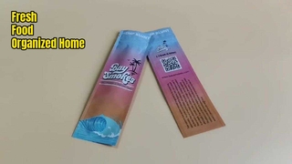 Wiederverwendbare luftdichte Kunststoff-Reißverschlussbeutel für Lebensmittelaufbewahrung und Haushaltsorganisation