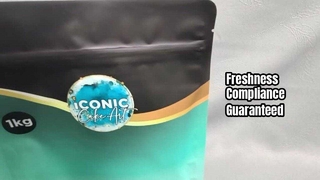 FDA-konforme Flachbodenbeutel mit Reißverschluss