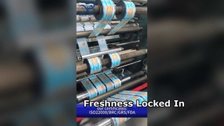 Rollfolie für Snackverpackungen, B2B-Großhandel, lebensmittelecht, kundenspezifische Heißsiegelbarriere