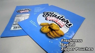 Feuchtigkeitsbeständige Lebensmittelaufbewahrungsbeutel mit Reißverschluss