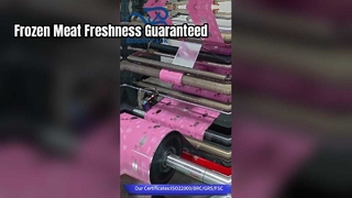 Verpackungsmaterial für gefrorenes Fleisch, Frischhaltemasse für Fleischmarken
