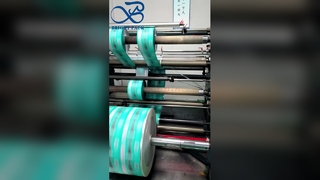 Individuell bedruckte Verpackungsrollenfolie, flexible laminierte Folienrolle mit individuellem Logo