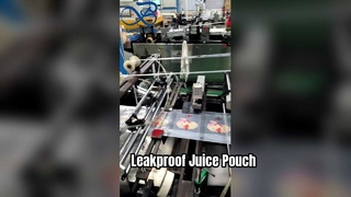 Lebensmittelechter, standfester Saftauslaufbeutel, auslaufsicherer, durchsichtiger Saftverpackungsbeutel