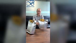 Standbodenbeutel mit Auslauf, auslaufsicherer, luftdichter Flüssigkeitsbeutel in Lebensmittelqualität