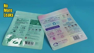 Auslaufsichere Waschmittelbehälter aus Kunststoff mit Reißverschluss für die Aufbewahrung im Haushalt