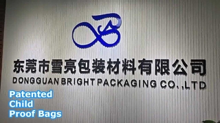 Patentierte, maßgeschneiderte, kindersichere Mylar-Taschen